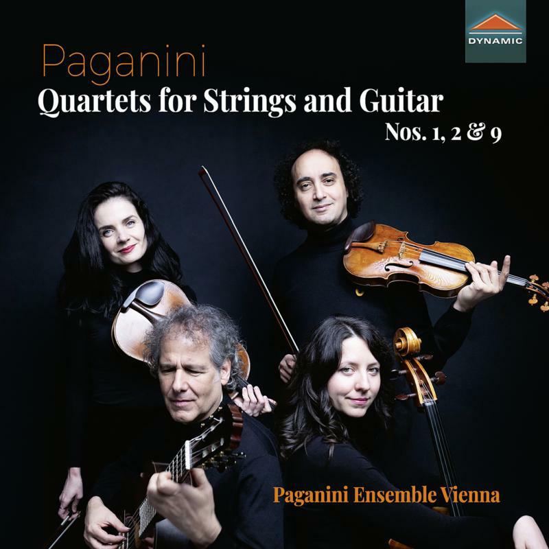 Paganini Ensemble Vienna - Nicolò Paganini: Quartets for Strings and Guitar Nos. 1, 2 & 9 - CDS7912
