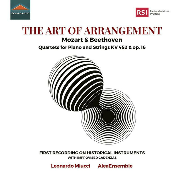 Miucci/Alea Ensemble - The Art of Arrangement: Mozart & Beethoven - Quartets for Piano and Strings KV 452 & Op. 16 - CDS7919