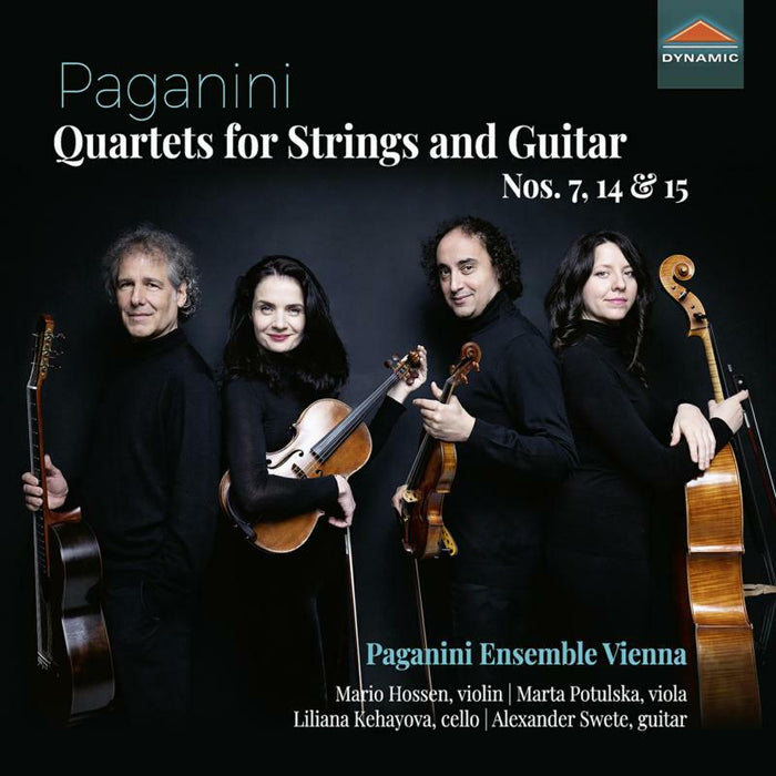 Paganini Ensemble Vienna - Nicolò Paganini: Quartets for Strings and Guitar Nos. 7, 14 and 15 - CDS7938