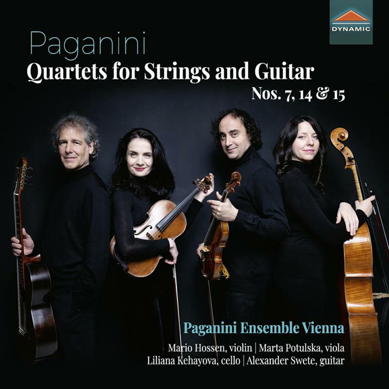 Paganini Ensemble Vienna - Nicolò Paganini: Quartets for Strings and Guitar Nos. 7, 14 and 15 - CDS7938