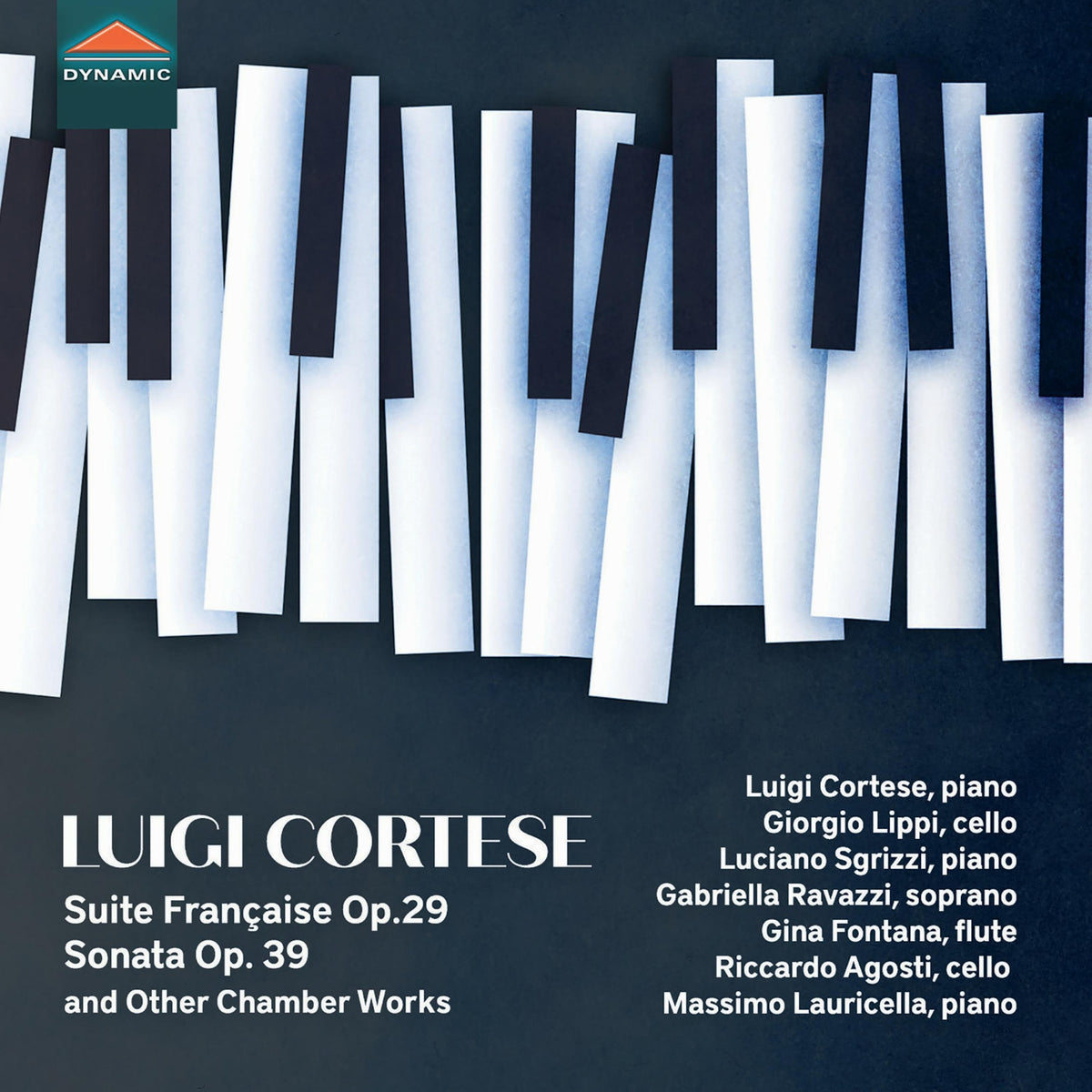Luigi Cortese; Giorgio Lippi; Luciano Sgrizzi; Gabriella Ravazzi; Gina Fontana; Riccardo Agosti; Massimo Lauricella - Luigi Cortese: Suite Francaise Op. 29; Sonata for cello and piano Op. 39 & Other Chamber Works - CDS8000