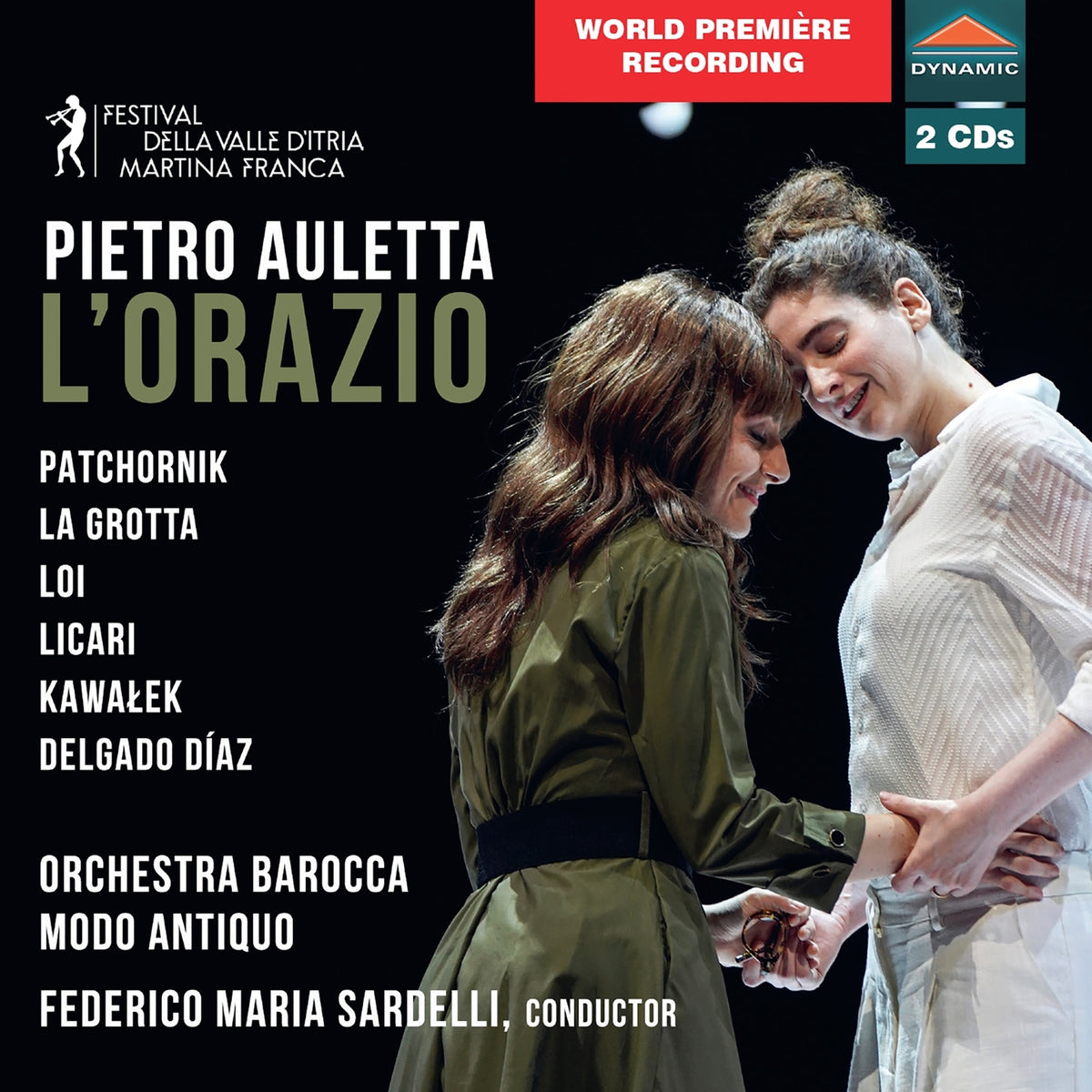 Shira Patchornik; Valeria La Grotta; Martina Licari; Natalia Kawalek; Camilo Delgado Diaz; Matteo Loi; Orchestra Barocca Modo Antiquo; Federico Maria Sardelli - Pietro Auletta: L'Orazio - CDS8032
