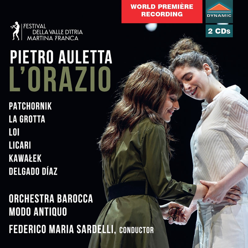 Shira Patchornik; Valeria La Grotta; Martina Licari; Natalia Kawalek; Camilo Delgado Diaz; Matteo Loi; Orchestra Barocca Modo Antiquo; Federico Maria Sardelli - Pietro Auletta: L'Orazio - CDS8032