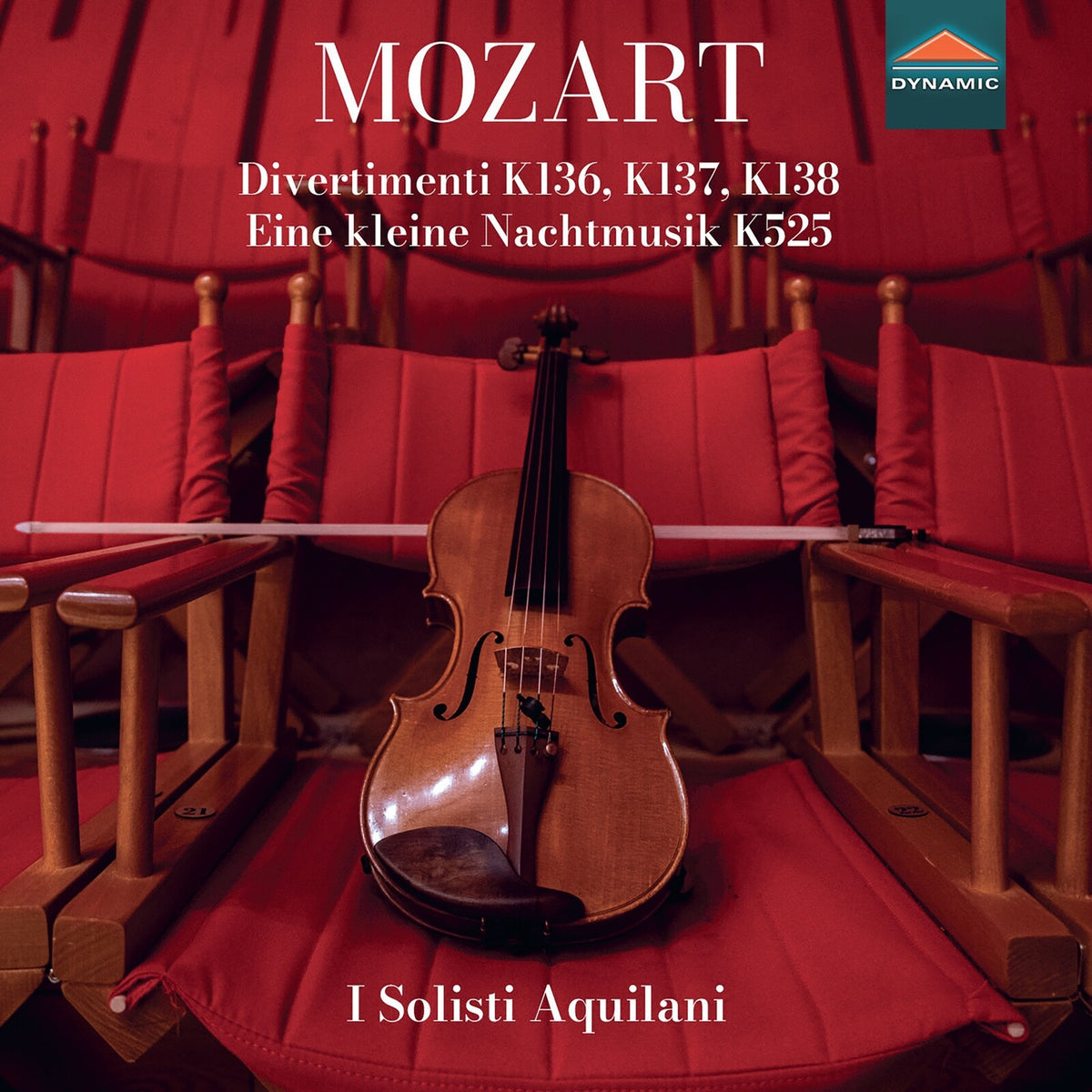 I Solisti Aquilani; Daniele Orlando - Wolfgang Amadeus Mozart: Divertimenti K136, K137, K138; Eine kleine Nachtmusik K525 - CDS8052