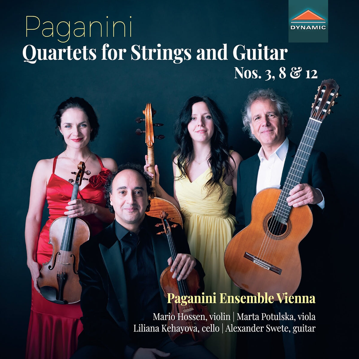 Paganini Ensemble Vienna - Nicolo Paganini: Quartets for Strings and Guitar Nos. 3, 8 & 12 - CDS8072