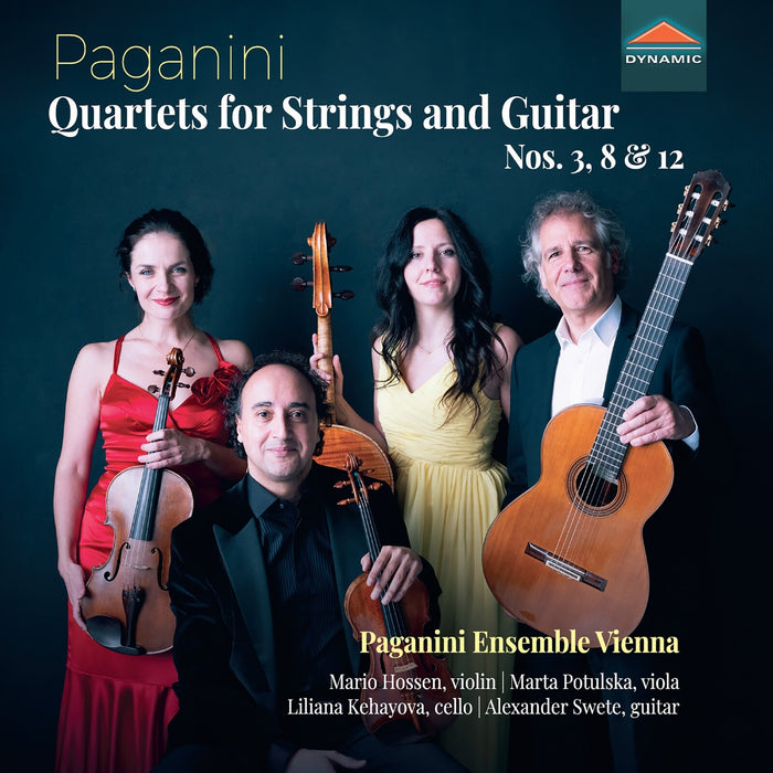 Paganini Ensemble Vienna - Nicolo Paganini: Quartets for Strings and Guitar Nos. 3, 8 & 12 - CDS8072