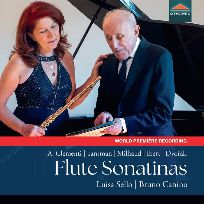 Luisa Sello; Bruno Canino - Aldo Clementi; Alexandre Tansman; Darius Milhaud; Jacques Ibert; Antonin Dvorak: Flute Sonatinas - CDS8075