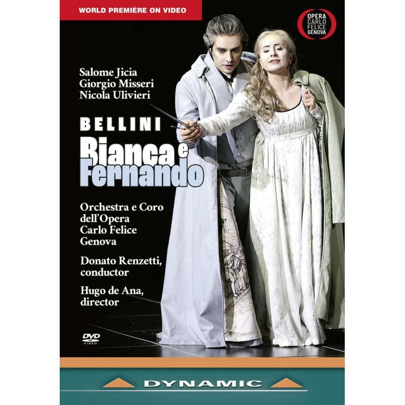 Salome Jicia; Giorgio Misseri; Nicola Ulivieri; Alessio Cacciamani; Giovanni Battista Prodi; Elena Belfiore; Carlotta Vichi; Antonio Mannarino; Orchestra e Coro dell'Opera Carlo Felice Genova; Donato Renzetti - BELLINI: BIANCA E FERNANDO - 37954