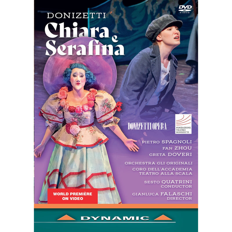 Pietro Spagnoli; Matias Moncada; Fan Zhou; Greta Doveri; Hyun-Seo Davide Park; Sung-Hwan Damien Park; Coro dell'Accademia Teatro alla Scala; Salvo Sgro; Orchestra Gli Originali; Gianluca Falaschi; Sesto Quatrini - Gaetano Donizetti: Chiara e Serafina - 37987