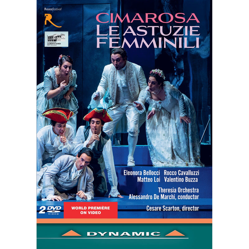 Eleonora Bellocci; Martina Licari; Rocco Cavalluzzi; Matteo Loi; Valentino Buzza; Angela Schisano; Diego Procoli; Theresia Orchestra; Cesare Scarton; Alessandro De Marchi - Domenico Cimarosa: Le astuzie femminili - 37989