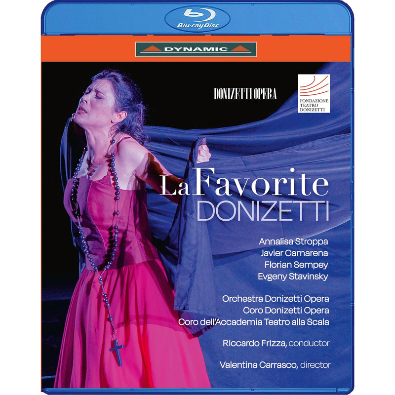 Annalisa Stroppa; Javier Camarena; Florian Sempey; Evgeny Stavinsky; Edoardo Milletti; Orchestra Donizetti Opera; Coro Donizetti Opera and Coro dell'Accademia Teatro alla Scala; Valentina Carrasco; Riccardo Frizza - Gaetano Donizetti: La Favorite - 57992