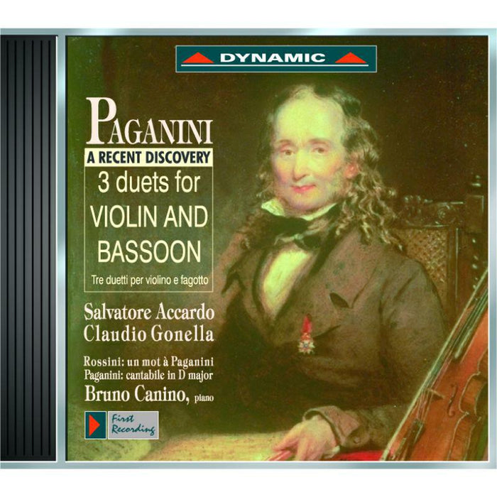 Accardo Salvatore, Claudio - Paganini: Works Violin/ Bassoon - CDS184