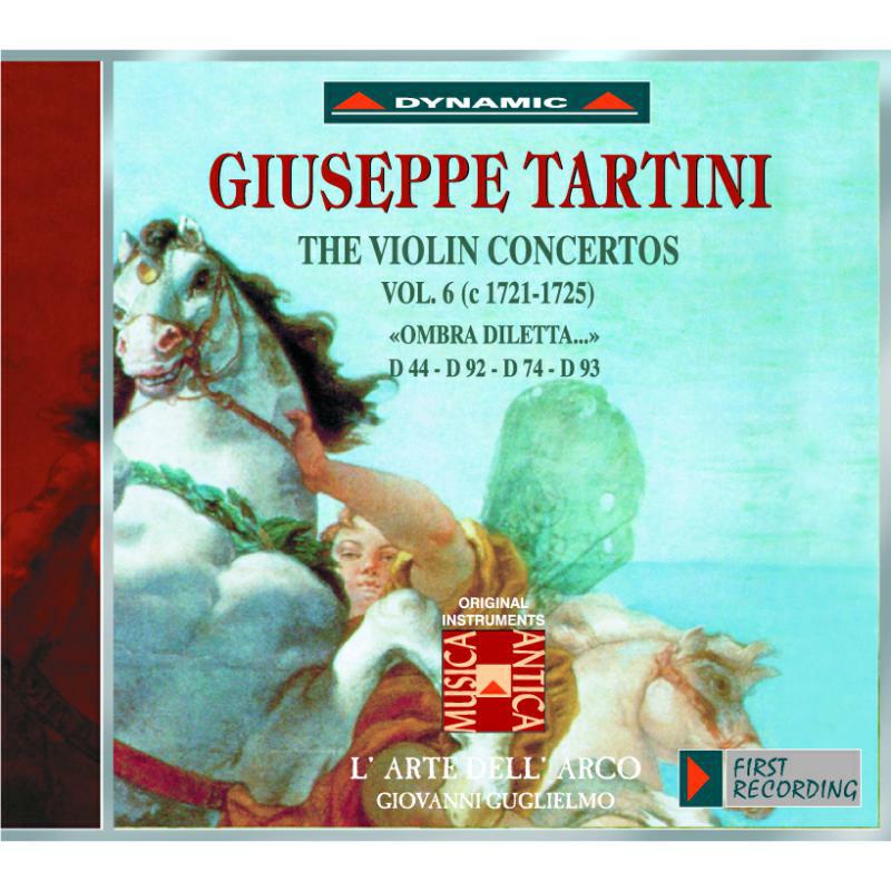 L'Arte Dell'Arco - Guglielmo - Tartini: The Violin Concertos Vol. 6 Ombra Diletta - CDS245