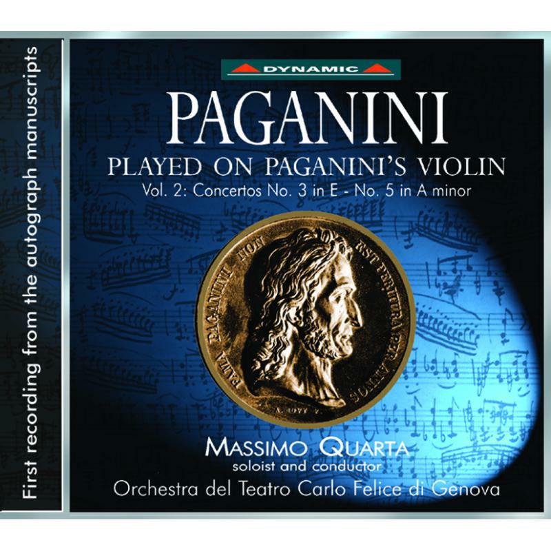 Orchestra Teatro Carlo Felice - Paganini: Violin Concertos Vol. 2 - CDS300