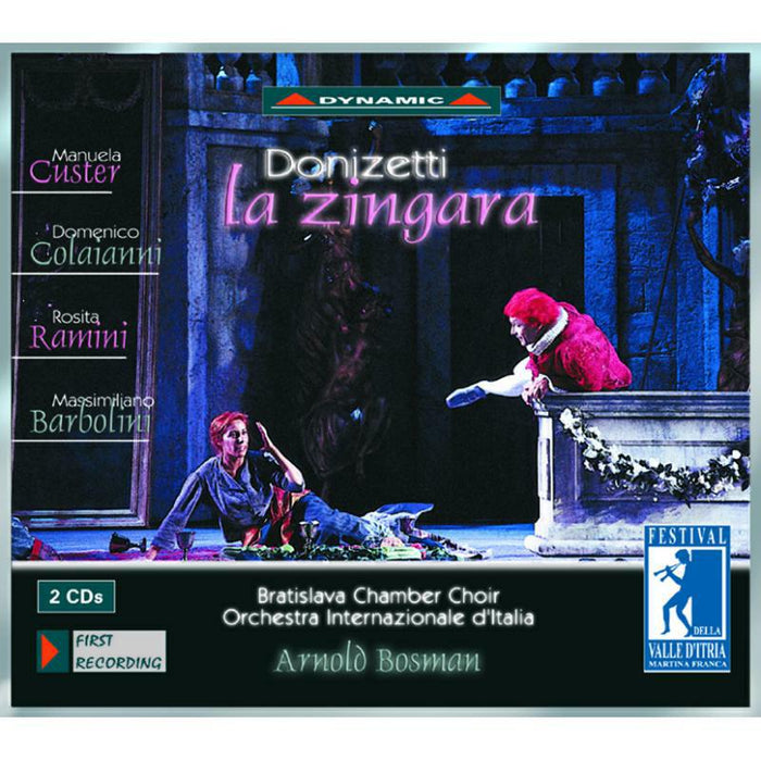 Manuela Custer, Arnold Bosman - Donizetti: La Zingara - CDS396