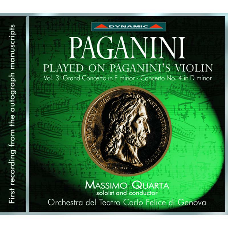 Massimo Quarta - Paganini: Violin Concertos Vol.3 - CDS400