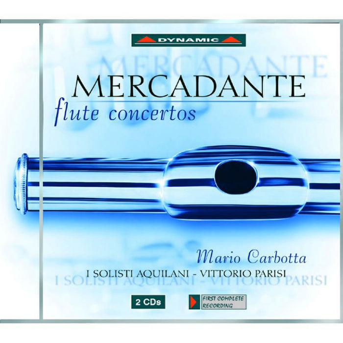 Mario Carbotta,Vittorio Parisi - Mercadante: Flute Concertos - CDS446