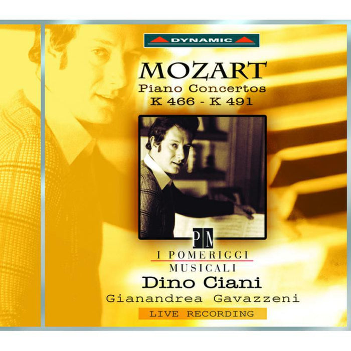 Dino Ciani, Piano, Gavazzeni - MOZART: CIANI PLAYS MOZART - CDS452