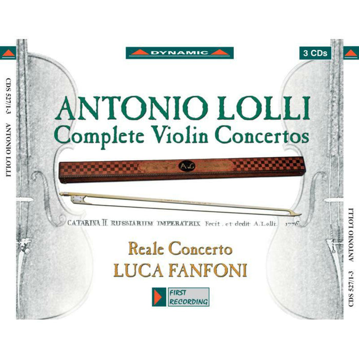 Reale Concerto:Fanfoni - Lolli: Complete Violin Concertos - CDS527