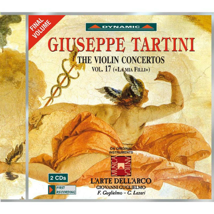 Guglielmo:L'Arte Dell'Arco - Tartini: The Violin Concertos Vol. 17 - CDS6781-2