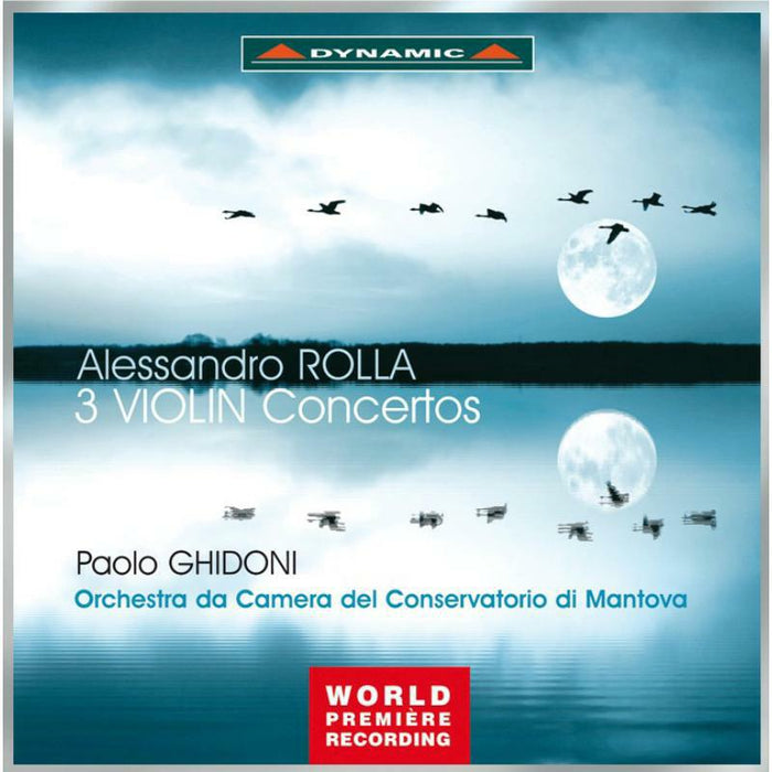 Paolo Ghidoni:Mantova Co - Rolla: 3 Violin Concertos - CDS714