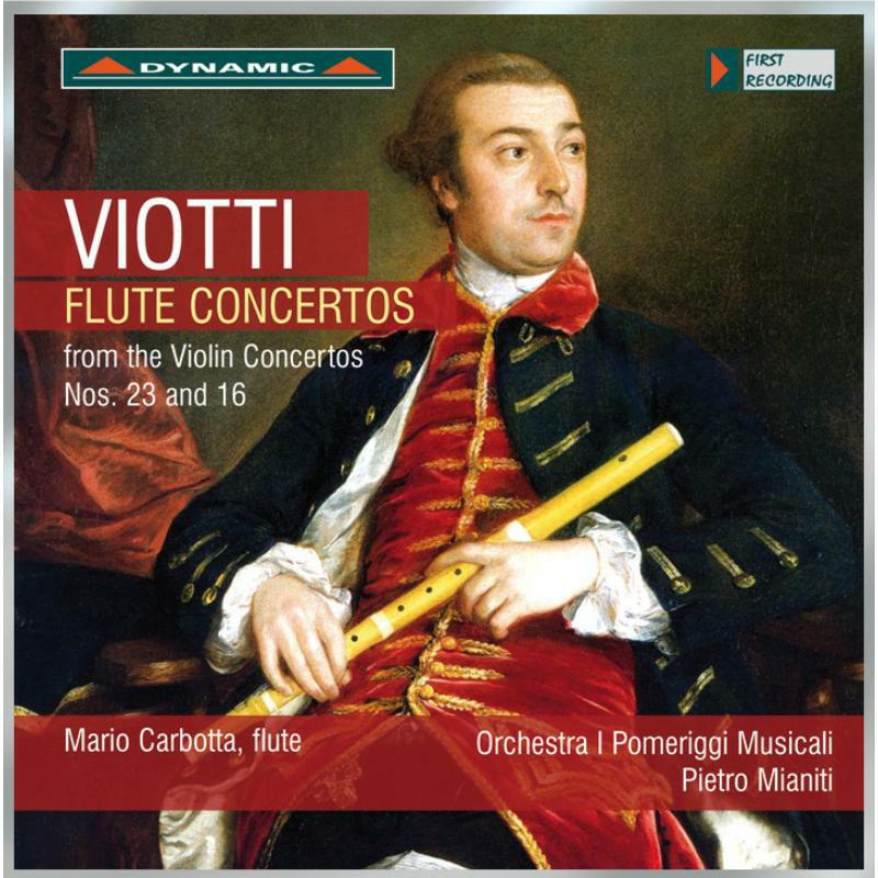 Mario Carbotta:Mianiti - Viotti: Flute Concertos/ Violin Concertos Nos. 23/ 16 - CDS727