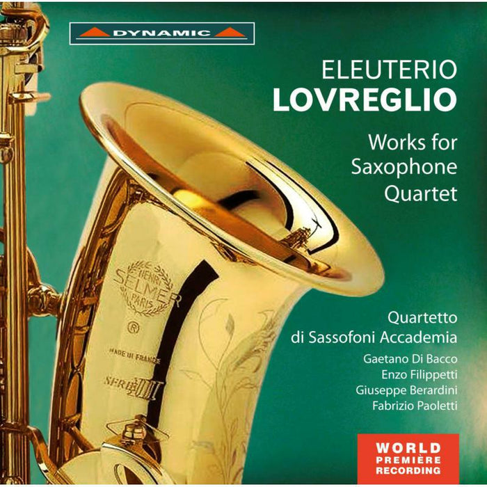 Quartetto Di Sassofoni - Eleuterio: Works For Saxophone Quartet - CDS759