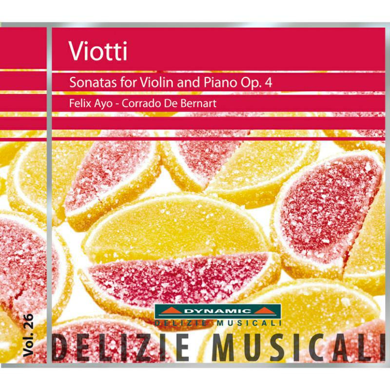 Felix Ayo:Corrado De Bernart - Viotti: Sonatas Violin Piano Op.4 - DM8026