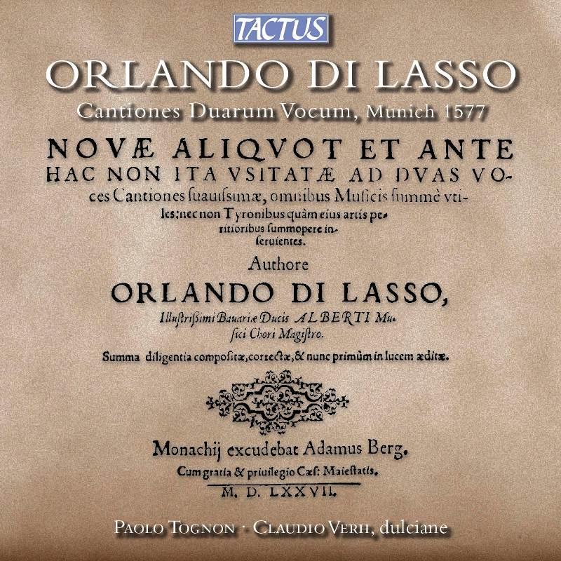 P. TOGNON, C. VEHR - CANTIONES DUARUM VOCUM - TC530301