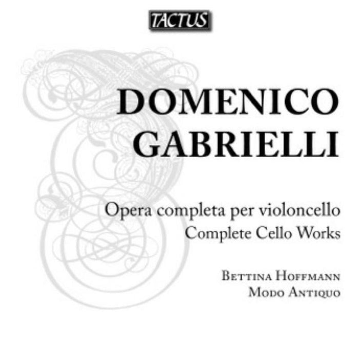 B. Hoffmann - Modo Antiquo - Gabrielli: Complete Cello Works - TB650701