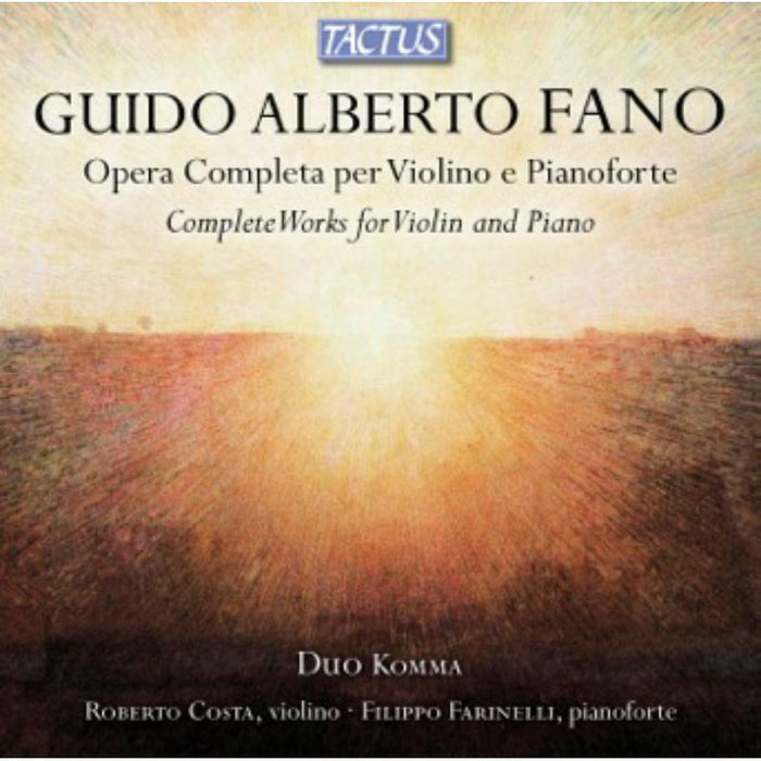 Duo Komma - Fano: Complete Works For Violin - TC870602