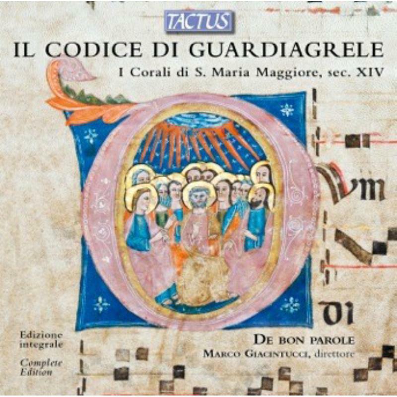 De Bon Parole:Giacintucci - Guardiagrele: The Chorals Of Maria Aggiore - TC400005