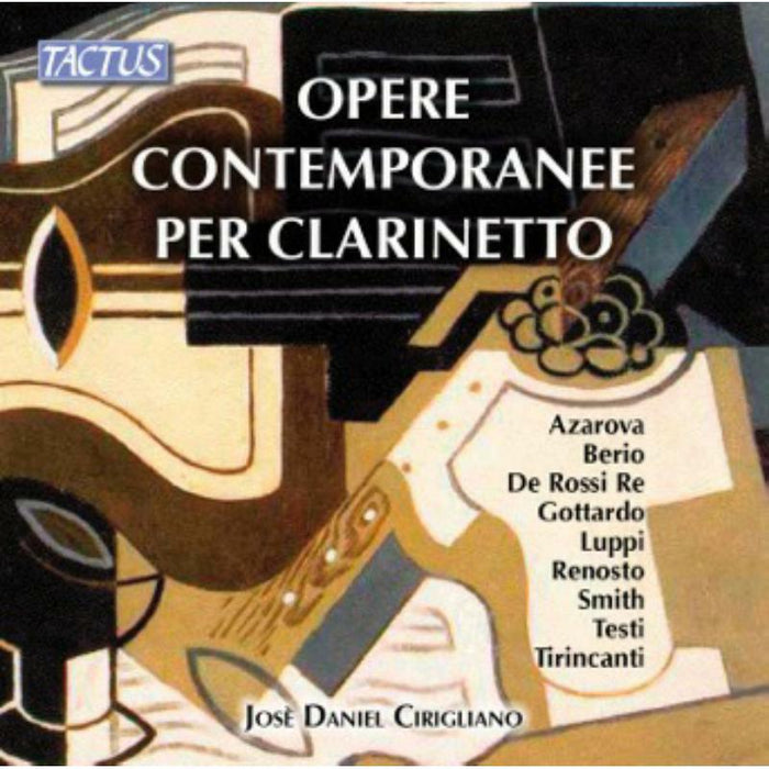 Jose Daniel Cirigliano - Contemporary Clarinet Works - TC920002