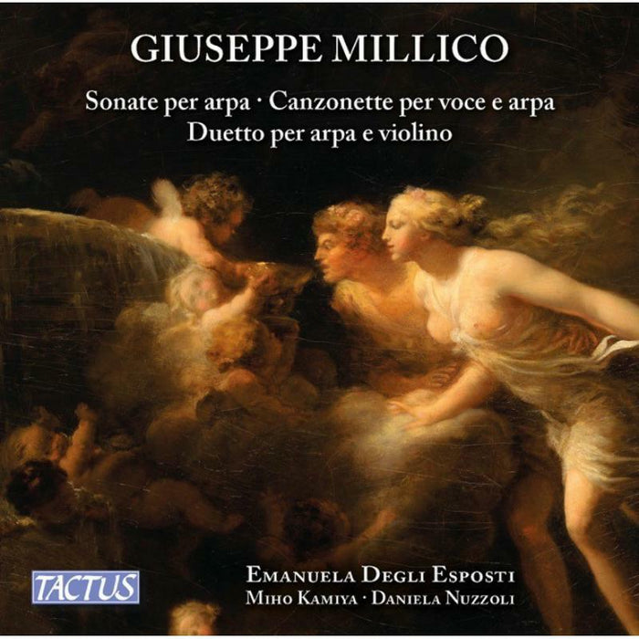 Esposti/Kamiya/Nuzzoli - Giuseppe Millico: Sonate per arpa, Canzonette per voce e arpa, Duetto per arpa e violino - TC731303