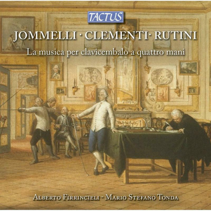 Firrincieli/Tonda - Niccolò Jommelli, Muzio Clementi, Giovanni Rutini: Four Hands Music For Harpsichord - TC710002