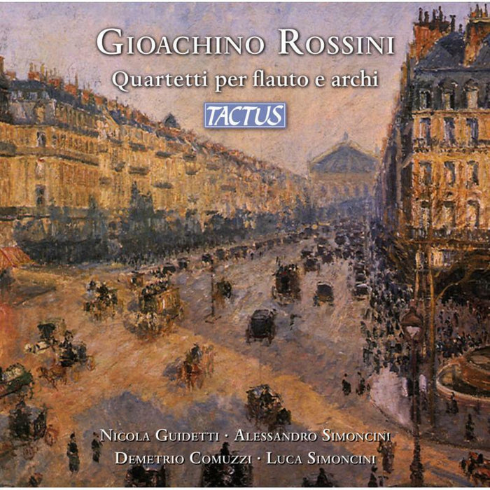 Nicola Guidetti, Alessandro Simoncini, Demetrio Comuzzi, Luca Simoncini - Gioachino Rossini: Quartetti per flauto e archi - TC791806
