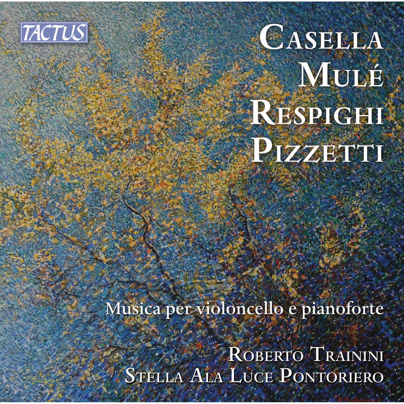 Roberto Trainini; Stella Ala Luce Pontoriero - Alfredo Casella, Giuseppe Mule, Ottorino Respighi, Ildebrando Pizzetti: Musica for cello and piano - TC880003