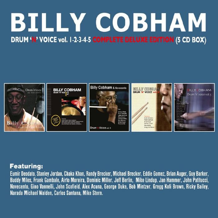 Billy Cobham - Drum 'n' Voice, Vols. 1 to 5 (Complete Deluxe Edition Five CD Box Set) - NIC141