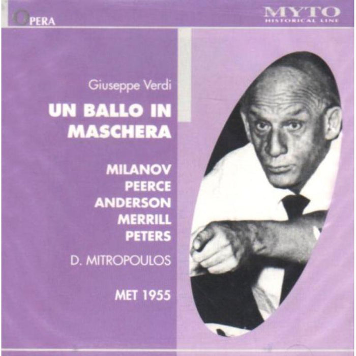 Mialnov/Peerce/Anderson/Merrill;MET1955 - Un Ballo in Maschera - MCD051H098
