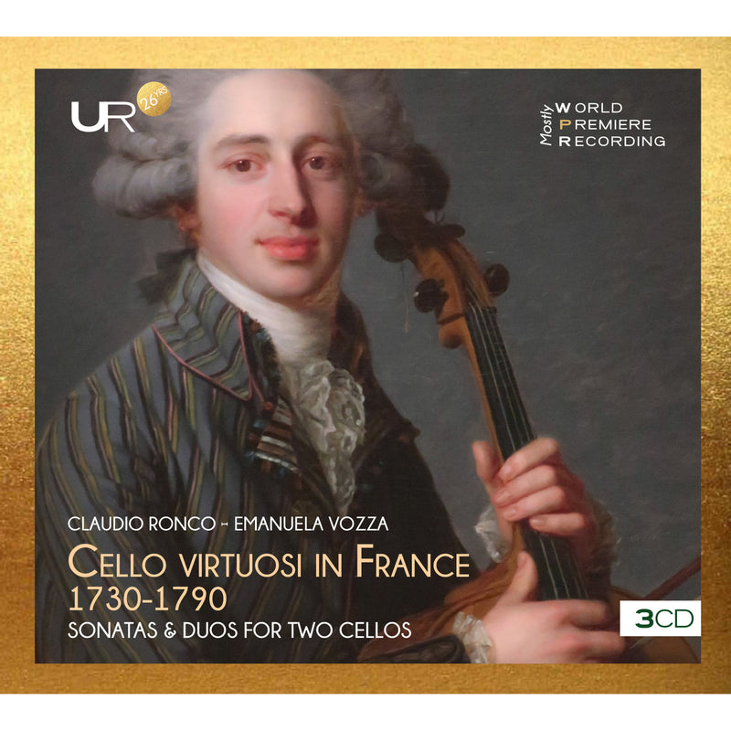 Claudio Ronco; Emanuela Vozza - Cello Viruosi in France 1730-1790 - Sonatas and Duos for Two Cellos - LDV14115