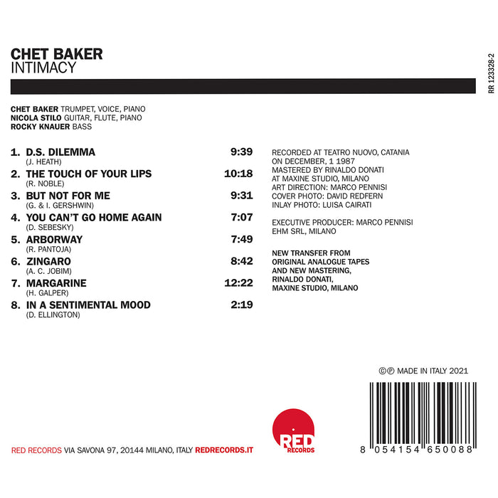 Chet Baker - Intimacy - RR1233282