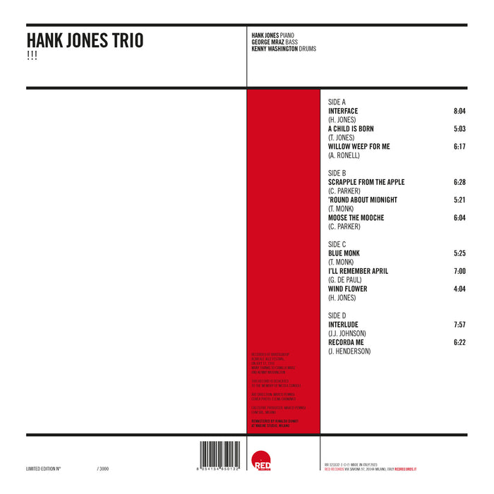 Hank Jones Trio - !!! - RR1233321