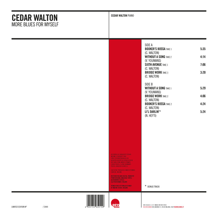 Cedar Walton - More Blues For Myself - RR1233331