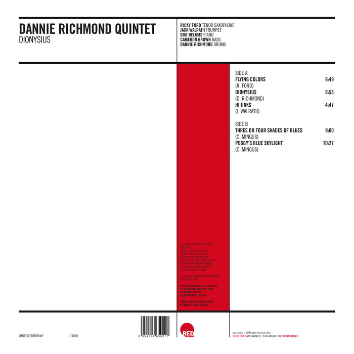 Dannie Richmond Quintet - Dionysius - RR1231611