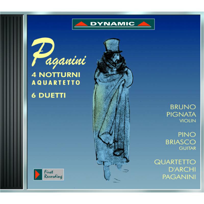 Quartettopaganini,Briasco Pino - Paganini: 4 Notturni Quartetto - CDS152