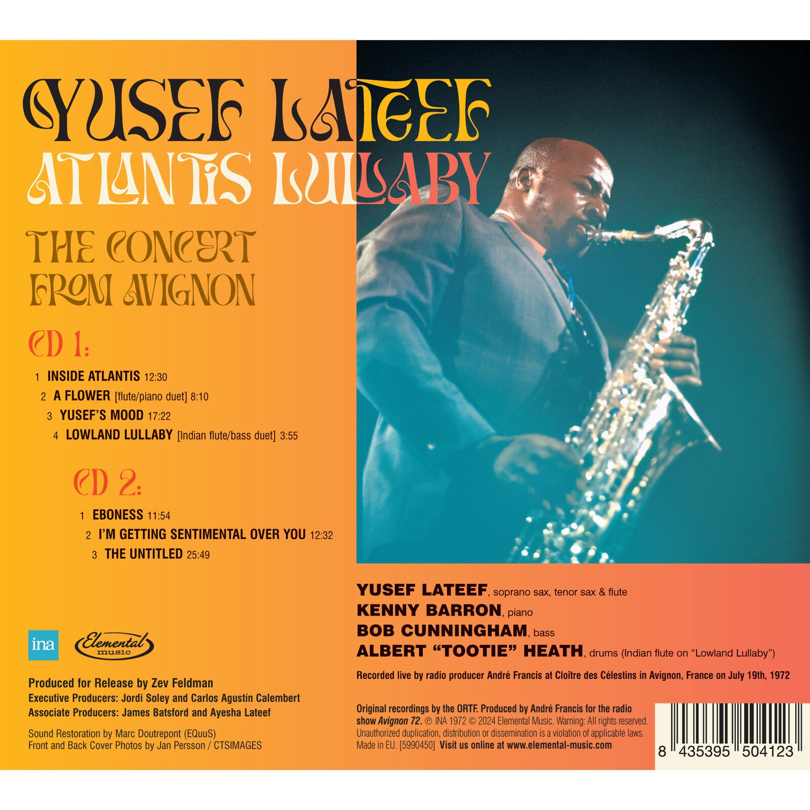 Yusef Lateef: Atlantis Lullaby - The Concert from Avignon