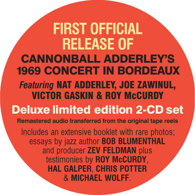 Cannonball Adderley - Burnin In Bordeaux: Live in France 1969 - 5990448