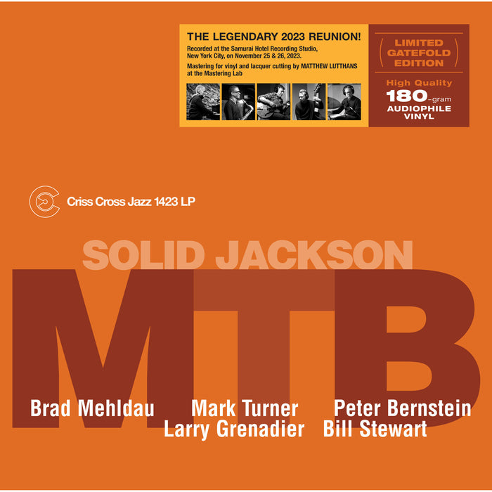 M.T.B. (Brad Mehldau / Mark Turner / Peter Bernstein) - Solid Jackson - 1423LP