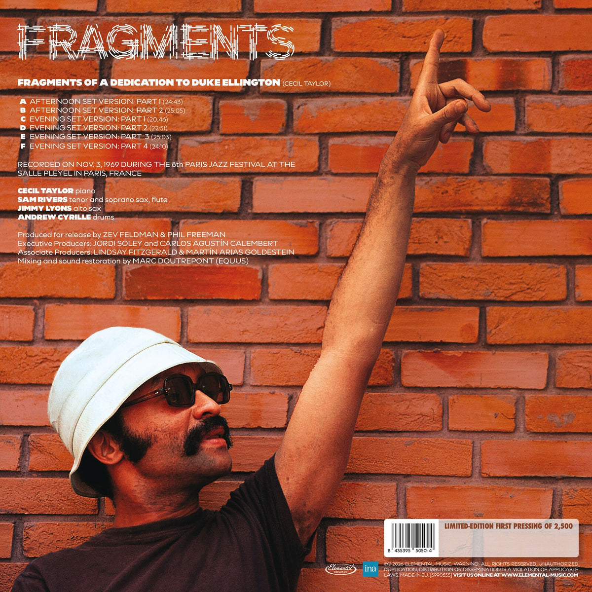 Cecil Taylor - Fragments: The Complete 1969 Salle Pleyel Concerts - 5990555