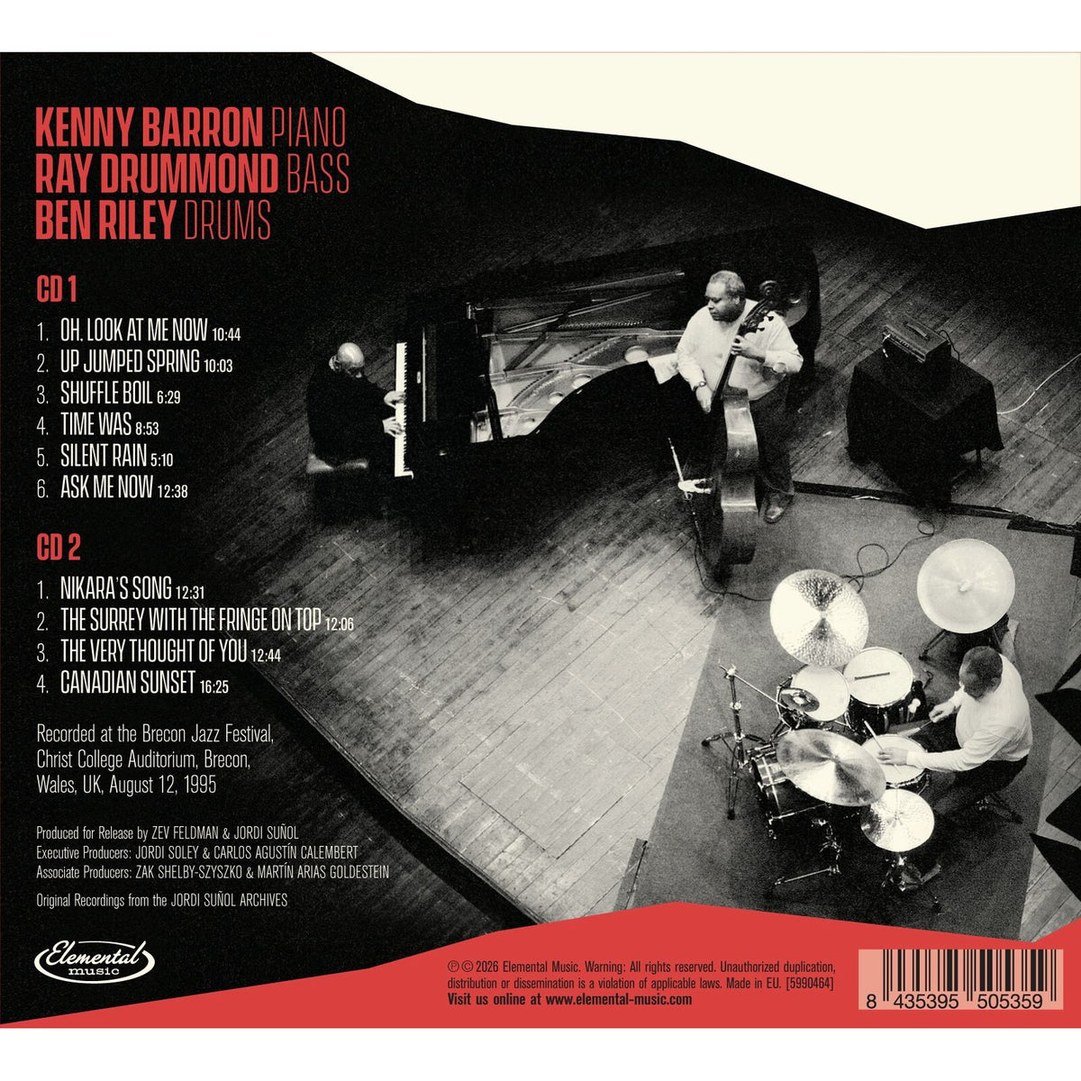Kenny Barron, Ray Drummond & Ben Riley - So Many Lovely Things: Live in Brecon - 5990464